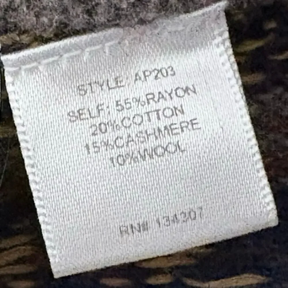 NWT Line & Dot Cotton Cashmere Wool Fair Isle Sweater Shorts Women's Size M - Picture 5 of 6